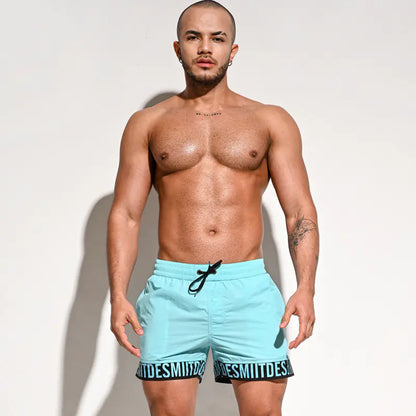 Men's Relaxed Fit Beach Swim Trunks