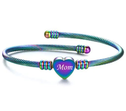 Stainless Love Mom's Day Bracelets
