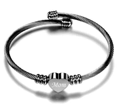 Stainless Love Mom's Day Bracelets