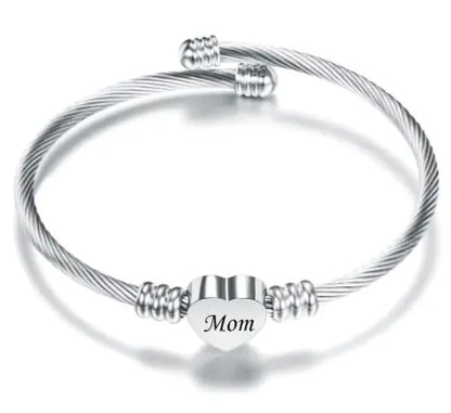 Stainless Love Mom's Day Bracelets