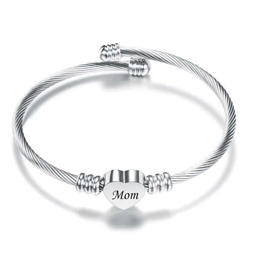 Stainless Love Mom's Day Bracelets