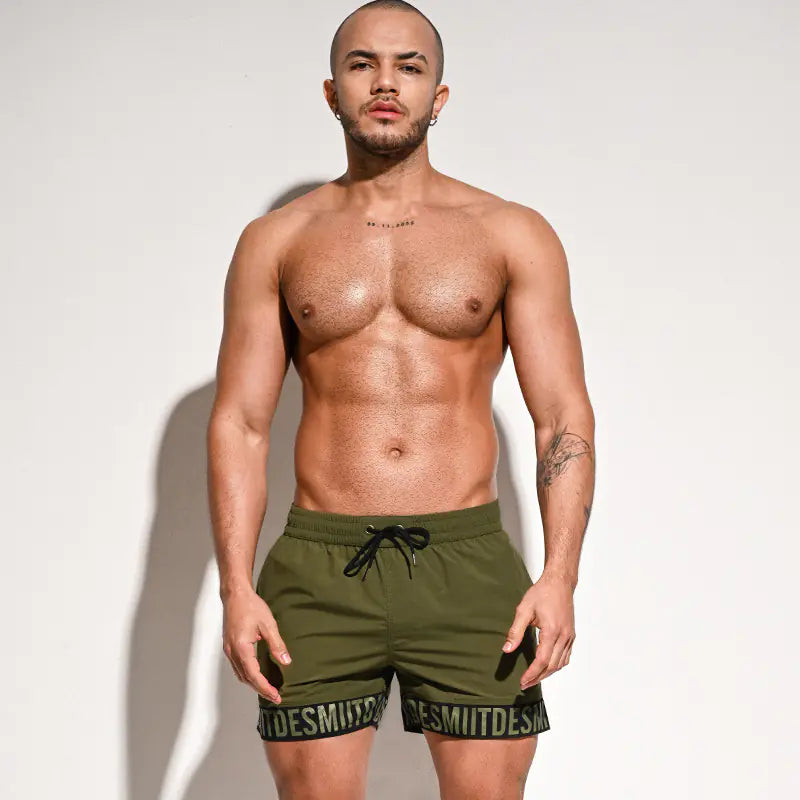 Men's Relaxed Fit Beach Swim Trunks